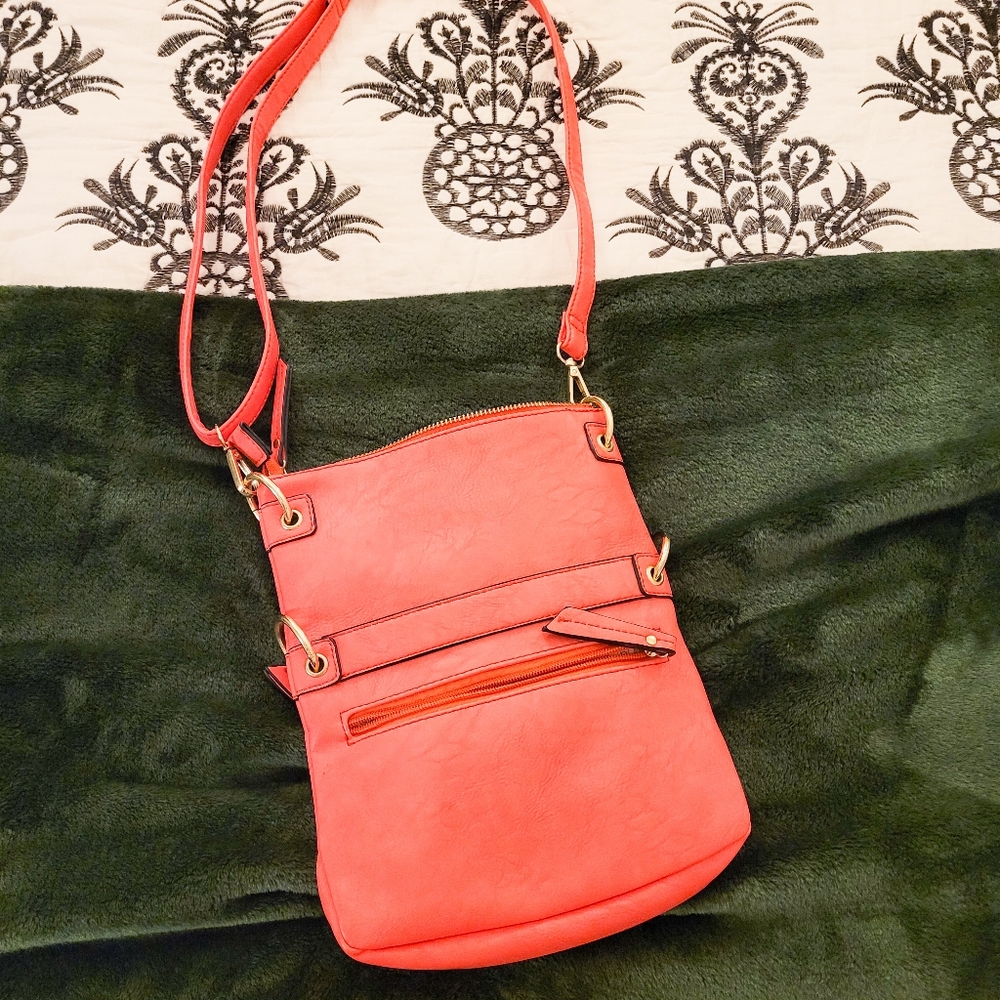 Neon pink cross-body bag - Picture 4 of 4